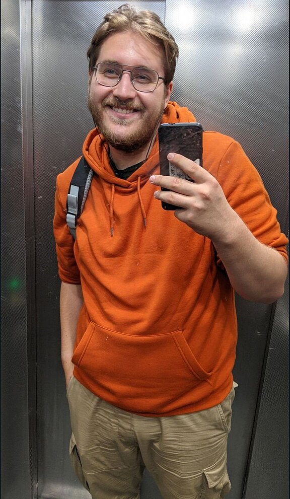 Bild unseres Praktikanten Daniel